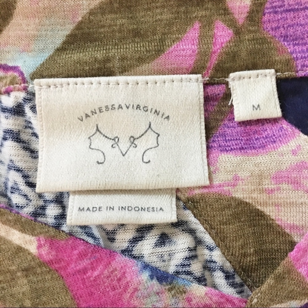 Anthropologie Vanessa Virginia Askew Floral Kimono Top - Picture 8 of 12